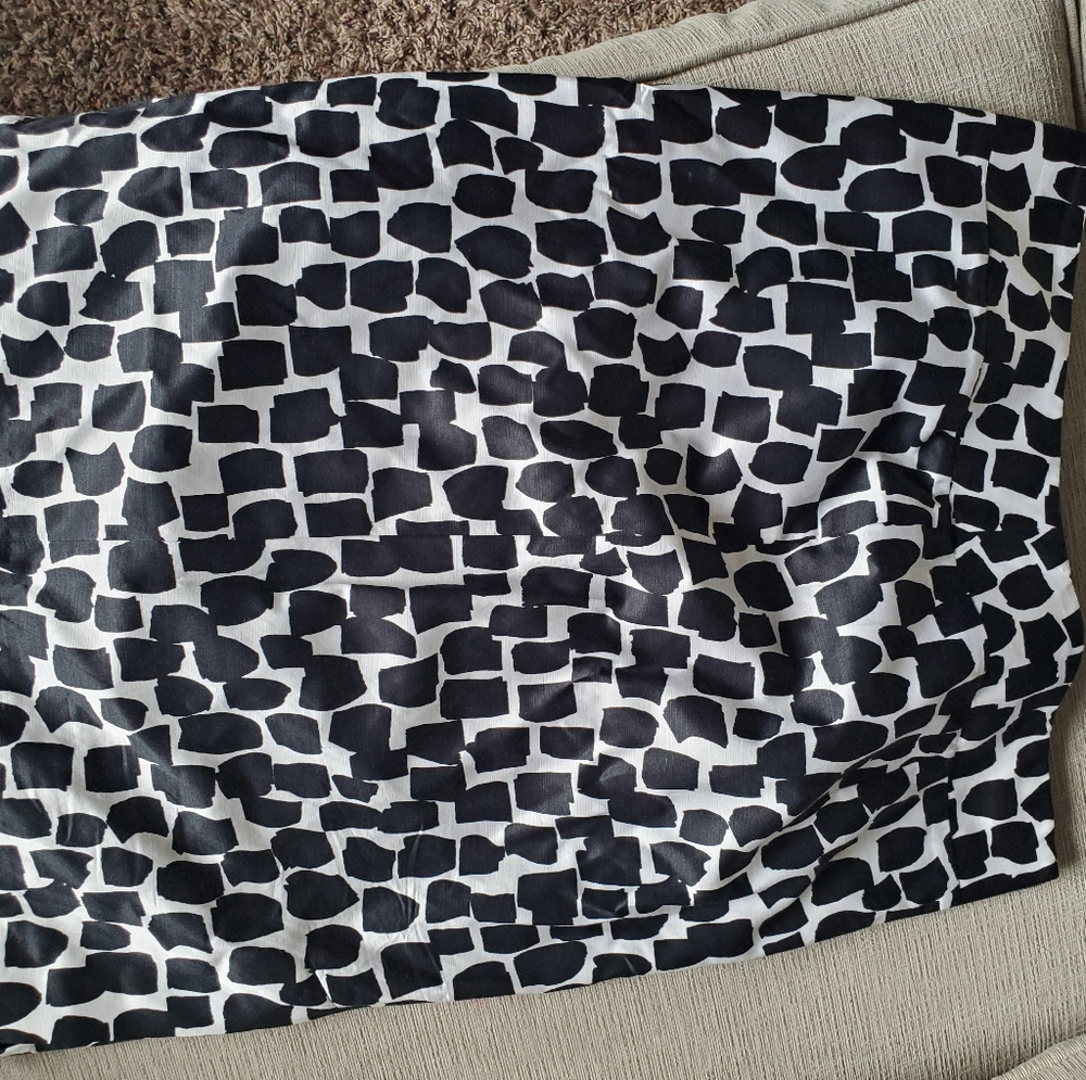 Black and white skirt
